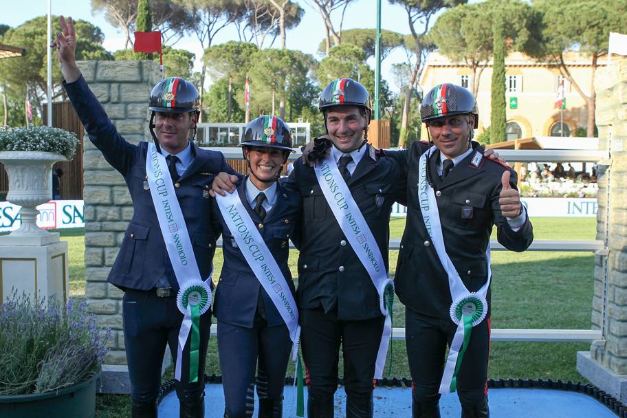 L&#39;Italia del salto ostacoli vince per il secondo anno consecutivo la Coppa delle Nazioni a Piazza di Siena! Fama